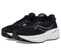 Saucony Womens Triumph 21, Black/White, 10 Wide