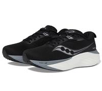 Saucony Women's Triumph 22 Sneaker, Black/White, 11