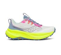Saucony Xodus Ultra 4 Trail running shoe Women-white, neon yellow, Size 7
