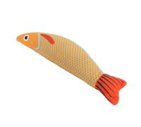 Saucy Fish Cat Toy, Interactive Wear Resistant Indoor Kitten Exercise Supplies Inspires Nature Play Instincts Tidy Maintenance with Mild Detergent for Pets Health (Deep Sea Blue)