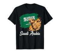 Saudi Arabia Camel National Flag Desert T-Shirt