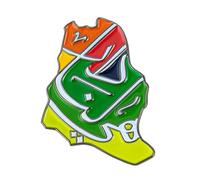 Saudi Arabia Coloured Country Shape Badge Flag Brooch National Flag Lapel Pin