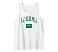Saudi Arabia Culture Flag Graphic Tank Top