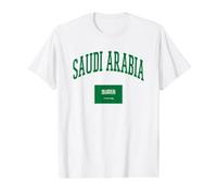 Saudi Arabia Culture Flag Graphic Value Graphic T-Shirt, Men, White, L