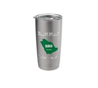 Saudi Arabia Distressed Flag Dammam Pride Stainless Steel Insulated Tumbler