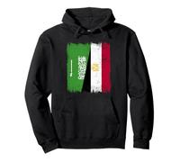 Saudi Arabia Egypt Half Flag Saudi Arabian Egyptian Heritage Pullover Hoodie