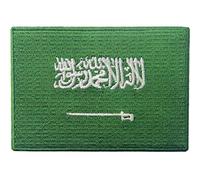 Saudi Arabia Flag Patch Embroidered Arabian Applique Iron On Sew On Arab National Emblem