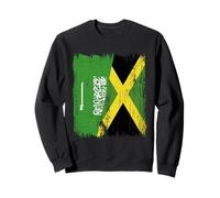 Saudi Arabia Jamaica Half Flag Saudi Arabian Jamaican Jersey Sweatshirt