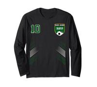 Saudi Arabia Pride Saudi Arabian Flag Lovers Long Sleeve T-Shirt