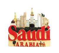 Saudi Arabia Refrigerator Magnet Travel Souvenir Fridge Decoration 3D Magnetic Sticker Craft Collection