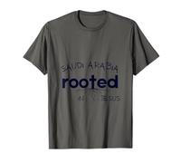 Saudi Arabia Rooted in Jesus Christian Art T-Shirt