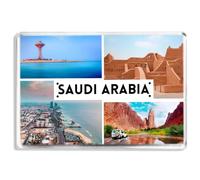 Saudi Arabia - Souvenir Tourist Fridge Magnet - Novelty Keepsake Gift