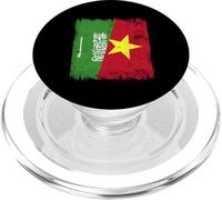 Saudi Arabia Vietnam Half Flag Saudi Arabian Vietnamese PopSockets PopGrip for MagSafe