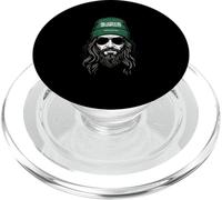 Saudi Arabian Flag Beanie Man Grunge Art PopSockets PopGrip for MagSafe