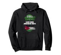Saudi Born Jordanian Roots Saudi Arabia Jordan Heritage Pullover Hoodie