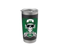 Saudi Pride Skeleton Art Tee Stainless Steel Insulated Tumbler