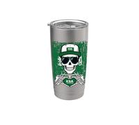Saudi Pride Skeleton Art Tee Stainless Steel Insulated Tumbler