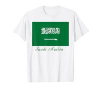Saudia Arabia Flag Souvenir Value Graphic T-Shirt