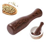Sauerkraut Pounder - Wood, Fermentation Crock Ergonomic Non-Slip Manual Tamper Crusher | Durable Long-Lasting Vegetable Fermenting Pestle Kitchen Tool for Canning, Brewing, Pickling, Meat