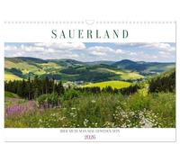 Sauerland - you have to have been here UK-Version (Wall Calendar 2026 DIN A3 Landscape), CALVENDO 12 Month Wall Calendar