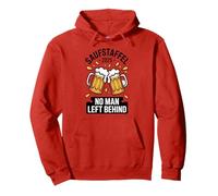Saufstaffel 2025 No Man Left Behind Beer Crew Oktoberfest Pullover Hoodie