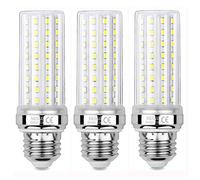 SAUGLAE 20W LED Corn Bulbs, 150W Incandescent Bulbs Equivalent, 4000K Natural White, 2300 Lumen, E27 Edison Screw Light Bulbs, 3-Pack