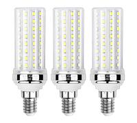 SAUGLAE 20W LED Corn Bulbs, 150W Incandescent Bulbs Equivalent, 6000K Daylight White, 2300Lm, E14 Small Edison Screw Light Bulbs, 3-Pack