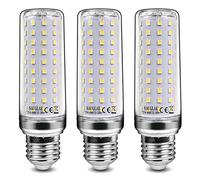 SAUGLAE 22W LED Light Bulbs, 180W Incandescent Bulbs Equivalent, E27 Large Edison Screw, 2500Lm, 4000K Natural White, Pack of 3