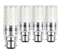 SAUGLAE LED Corn Bulbs, B22 Bayonet Cap, 12W, 1450Lm, 6000K Daylight White, Not Dimmable, Pack of 4