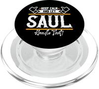 Saul | Keep Calm and let Saul handle that PopSockets PopGrip for MagSafe