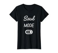 Saul Mode On Name Value Graphic T-Shirt, Women, Black, XS