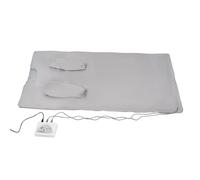 Sauna Blanket, 650W Portable Infrared Sauna Blanket with Sleeves, Home Sauna Blanket for Relaxation Detoxification, with Remote Control, Temperature Range 35-80°C, 1.8 m*0.8 m (Silver)