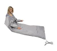 Sauna Blanket Portable Far-Infrared Heating Detox Therapy Home Salon Spa Body Slimming 35-80°C Saunalux Infrared Sauna Blanket for Home, Silver