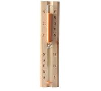 Sauna Equipment Wood Sauna Hourglass Clock 15 Minute Timer for Sauna Spa Room Wall Hanging Design Accurate Time Measurement for Home Decor and Gifts
