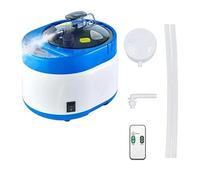 Sauna Generator Power Steamer Pot New Style 4L 1600W Home SPA Therapy for Heating(Blue-White)