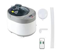 Sauna Generator Power Steamer Pot New Style 4L 2000W Home SPA Therapy for Heating(Gray-White)