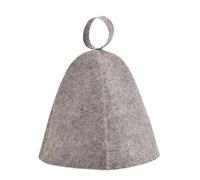 Sauna Hat 3pcs Wool Felt Sauna Hat Russian Banya Bath Shower Heads Hats Decor Protections Protect For Heads From Extreme Heat For Sauna,Steam Room(Gray)