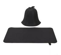 Sauna Hat Built for Thermal Shielding on Scalp and Ears During Both Dry and Steam Sauna Applications (1set)