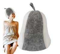 Sauna Hat - Daily Dry Hair Headwear, Water Absorbing Insulating Headgear | Steam Room, Bathhouse, Relaxation, Wellness, Spa, Thermal Bath, Breathable Natural Felt Material, Comfortable Sauna Accessory