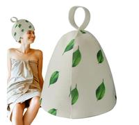 Sauna Hat - Felt, 27.7 x 23 cm Bath Cap | Thermal Insulation Sauna Protection Ergonomic Washable and Quick Drying - Spa Caps for Steam Room, Bathhouse, Spa at Home