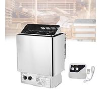 Sauna Heater, 3-9KW Sauna Steam Generator, with External Controller, Time Adjustment 0-3H, Temperature Control 0-110°C, 220V/380V Options, Suitable for Homes, Spas, and Steam Rooms(380V,3KW)