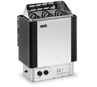 Sauna Heater 4.5 kW 30 to 110 °C In ontrol Panel - Sauna Heaters by Uniprodo Black,Silver
