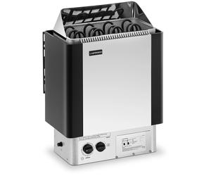 Sauna Heater 6 kW 30 to 110 °C In ontrol Panel - Sauna Heaters by Uniprodo Black,Silver