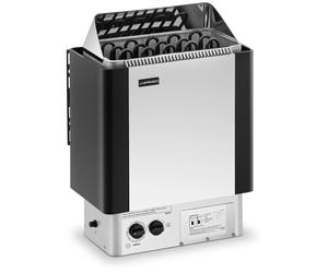 Sauna Heater 8 kW 30 to 110 °C In ontrol Panel - Sauna Heaters by Uniprodo Black,Silver