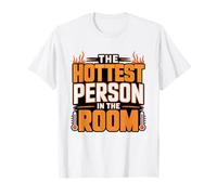 Sauna Hottest Person Room Humor Literal Pun Literally Hot T-Shirt