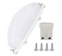 Sauna Lampshade, Oval Shape Explosion-Proof Anti-Fog Sauna Lamp Shade Fit For E27 Threaded Bulb Below 45w, For Home, Spa Center, Sauna Room, Steam Room