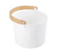 Sauna Lane 7L Luxurious Finnish Sauna Aluminum Bucket with Long Handle Spoon.