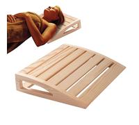 Sauna Neck Rest - Wood Pillow, Ergonomic Head Cradle | Skin Friendly Deep Neck Pillows, Steam Room Headrest for in Spa Youth Women Girls Sauna Towel Gear, Handmade Necks Support Pillow for Saunas