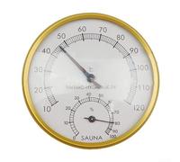 Sauna room wall mounted temperature and humidity meter crafted from ABS for precise sauna condition monitoring