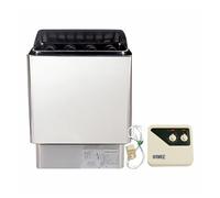 Sauna Steam System Generator, 9KW Sauna Stove Steam Generator For Shower Stainless Steel Sauna Heater Dry Sauna Oven Household Heating Furnace for Home Shower Spa Sauna Accessories(4.5kw,Knob remote c